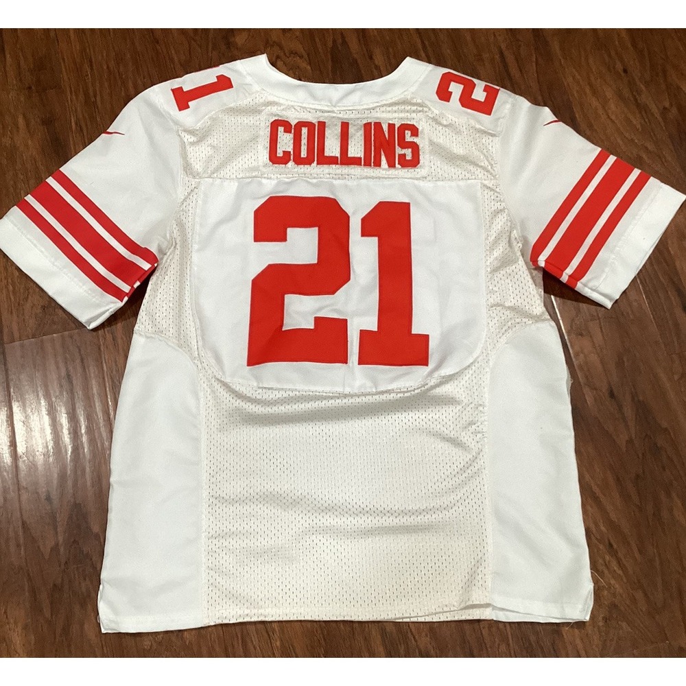 New York Giants Jersey Mens 48 White Nike On Field Landon Collins #21 NFL Home